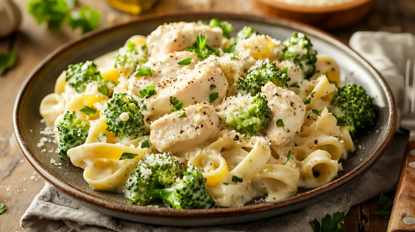 Easy Chicken Broccoli Alfredo Recipe