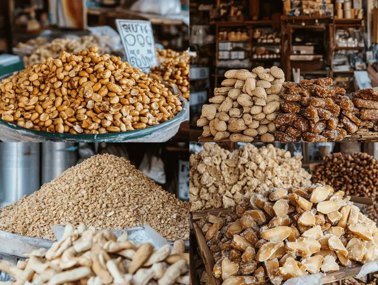Une représentation des différentes origines culturelles du peanut brittle.